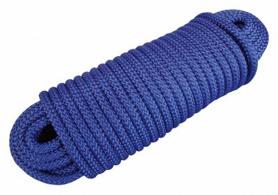 APPROVED VENDOR General Purpose Utility Rope: Diamond Braid, 1/4 in Dia - Light-Weight Utility Rope