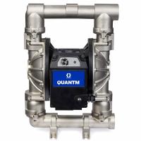 GRACO Electric Diaphragm Pump: 316 Stainless Steel Body, 2 in Fluid Connection Size, NPT Connection (MPN TE120-1207). Key specifications — Nameplate Voltage: 380-480V AC; Brand: GRACO; Diaphragm Material: PTFE with Santoprene Backing; Check Valve Material: SS.