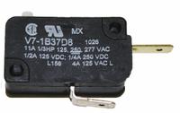HONEYWELL Miniature Snap Action Switch: Plunger Actuator, 1NC, Quick Connect (MPN V7-1B37D8). Key specifications — AC Contact Rating: 11 A @ 250 V; Electrical Connection: Quick Connect; Series: V7; Brand: HONEYWELL.