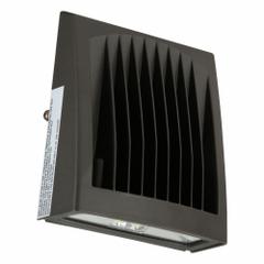 LED Wall Pack: LED, 1,349 lm, 5000K, 11 W, 120 to 277V AC, Type III, 7 7/8 in Overall Ht (MPN SG1-10-PCU). Key specifications — Housing Color: Bronze; Color Temperature: 5000K.