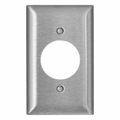 LEVITON Wall Plate: Single Circular Opening, 1 Gang - General Purpose Wall Plates