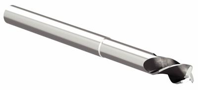 WIDIA HANITA Corner Radius End Mill: Carbide, 3 Flute, 3/16" Mill Dia, 1/4" LOC - Reduced-Neck Fast-Cutting Carbide Corner-Radius End Mills for Aluminum