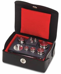 RICE LAKE WEIGHING SYSTEMS Calibration Weights Set: 50 g Nominal Mass, Cylinder/Leaf Calibration Wt (MPN 12504). Key specifications — Kit Contents Included: Tweezer; Brand: RICE LAKE WEIGHING SYSTEMS; Calibration Weight Material: Stainless Steel.