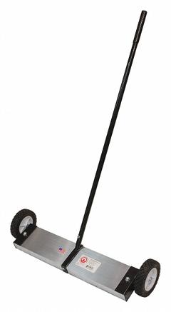 MAG-MATE Magnetic Floor Sweeper: 24 in Magnet Lg, 13/16 in Magnet Ht, Mag. Pull Cap. 160 lb (MPN FS2400). Key specifications — attr1004942: MAG-MATE; attr1016201: Rubber.