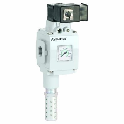 NUMATICS Exhaust Valve: 1/4 in NPT, 1/4 in NPT Outlet Size, 145 psi Max Op Pressure - Numatics Compressed Air Line Slow-Start Quick-Exhaust Valves