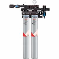 EVERPURE Water Filtration System: 5 micron, 4 gpm, FNPT, 29 3/8 in Overall Ht, 18,600 gal, Carbon (MPN EV976112 -75). Key specifications — Brand: EVERPURE; Reduces: Chloramine; Filter Media: Carbon.