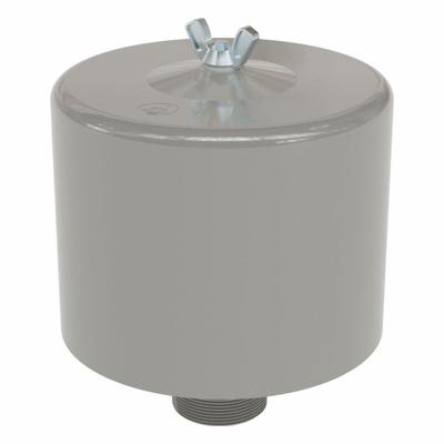 SOLBERG Filter Silencer: 1 1/4 in Inlet Size, 70 scfm, 6.63 in Overall Ht, 6.1 in Outside Dia - Air Compressor Intake Filters & Silencers