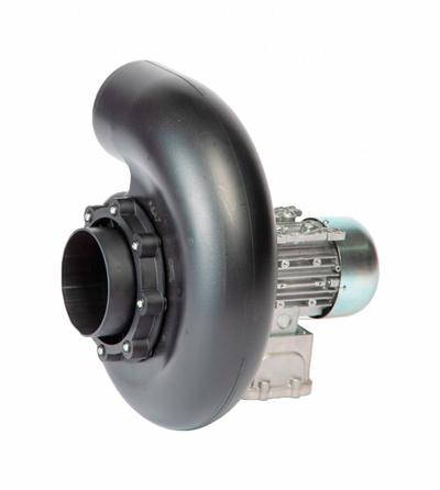 PLASTEC Blower: 6 in Wheel Dia, Direct Drive, Includes Drive Pack, 1/4 hp, 115/230V AC - Corrosion-Resistant Haz-Location Direct-Drive Blowers