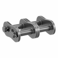 TSUBAKI Connecting Link: For Std Roller Chains, 80, Double Strand, 1 in Pitch, 5/8 in Roller Dia (MPN 80-2 CONNECTING LINK). Key specifications — Link Type: Connecting; Brand: TSUBAKI.