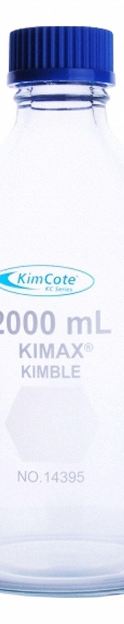 KIMBLE Media Bottle: 250 mL - Glass Lab Media Bottles