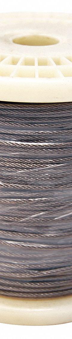 BIRD BARRIER Netting Perimeter Cable: Netting Perimeter Cable, Stainless Steel, Silver, 1/8 in Dp (MPN nc-s500). Key specifications — Brand: BIRD BARRIER; Material: Stainless Steel; Color: Silver.