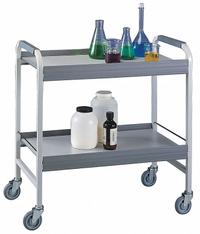 Utility Chemical Cart: 34 7/8 in Overall Lg, 19 in Overall Wd, 36 3/8 in Overall Ht, 1 Compartments (MPN 8020000). Key specifications — Brand: LABCONCO; Product Type: Lab Cart; Includes: Rigid PVC Extrusions on Two Sides; Cart Material: Steel.