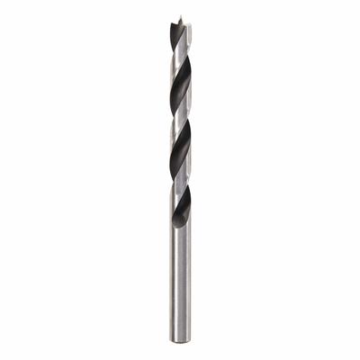 IRWIN Brad Drill Bits: 5/16 in Drill Bit Size, 4 9/16 in Overall Lg - High-Speed Steel Brad-Point Drill Bits