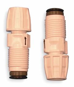 MEC-O-MATIC Valve: Valve, PVC Body, 3/8 in Tube Inlet, 3/8 in Tube Discharge (MPN U8800704). Key specifications — Product Type: Valve; Compatible Brand: Stingray; Body Material: PVC.