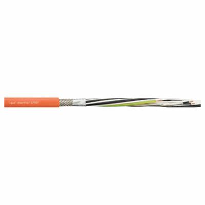 CHAINFLEX Servo Motor Cable: Shielded Twisted Pr 16 AWG (1.5)/ (4) 12 AWG (4.0), Orange - Servo Motor Power Cables