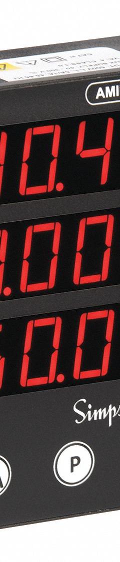 SIMPSON ELECTRIC Digital Panel Meter: 9,999 Display Span - Max, 100 V AC – 500 V AC, RS-485, A200. Key specifications — attr1042966: A200; attr1042969: +/-1%; attr1042981: Red; attr1042982: LED; attr1042990: Instructions; attr1043003: Digital Panel Meter; attr1043006: Amik; attr1043012: Screw Clamp.