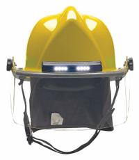 BULLARD Fire Helmet: Yellow, Polyetherimide, Modern Rear Brim, Chin Strap (MPN LTXYLTLGIZ4). Key specifications — Color: Yellow; Chin Strap: Yes; Brand: BULLARD; Shell Material: Polyetherimide; Style: Modern Rear Brim; Suspension: Standard Sure-Lock(R) Ratchet Headband.