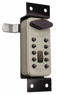 KIDDE Cabinet Lock: Beige Enamel, Cam Lock, 3 3/8 in Body Ht, 1 1/2 in Body Wd, 1 11/32 in Body Dp (MPN 1798). Key specifications — Finish: Beige Enamel; Latch Type: Cam Lock; Brand: KIDDE; Manufacturer Part Number: 1798.