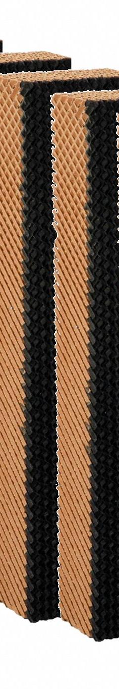 HESSAIRE Evaporative Cooler Media: Cellulose, 72 in x 12 in x 6 in, 72 in Ht, 12 in Wd, 5 Pads, 5 PK (MPN P72X12X6EC). Key specifications — Brand: HESSAIRE.