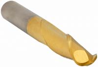 APPROVED VENDOR Ball End Mill: Carbide, TiN Coated, 2 Flute, 3/16" Mill Dia, 3/4" LOC, 2-1/2" OAL (MPN 224-001013)