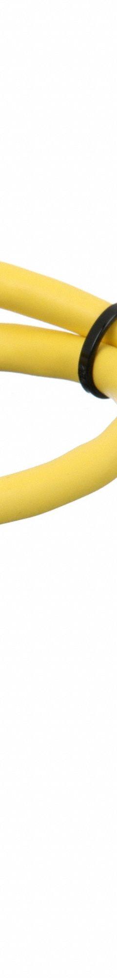HARTING Cordset: Cat6a, M12 Male Straight x M12 Male Straight, 5 m Lg, PVC, Yellow, X Coding, X (MPN 21330505855050). Key specifications — Brand: HARTING; Cable Jacket Color: Yellow; End 1 Coding: X; End 2 Coding: X; IP Rating: IP65; Performance Category: Cat6a.