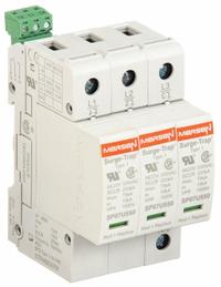 MERSEN Surge Protection Device: Three Phase, 480V AC Delta, 3 Poles, 4 Wires, L-G/L-L, 550/1100 V AC (MPN STP480D07M). Key specifications — Voltage: 480V AC Delta; Number of Wires: 4 Wires; Modes of Protection: L-L; Max. Continuing Operating Voltage: 550/1100 V AC; Voltage Protection Rating: 3000V (L-L); Short Circuit Current Rating: 200kA; Filtering: No; Includes: Form C Dry Contact.
