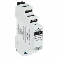 MACROMATIC General Purpose Relay: DIN-Rail & Surface Mounted, 1 Inputs, 102 to 132V DC/10 to 125V AC (MPN ISEUR1). Key specifications — Output Switch Configuration: (1) NO; Input Voltage: 102 to 132V DC; Contact Rating (AC): 5 A @ 125V; Brand: MACROMATIC; UL 913 Certification: Yes.