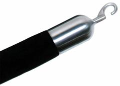 LAWRENCE METAL Classic Post Rope Hook End for Rope Barrier: 5 in Overall Ht, Chrome (MPN ROPEEND-HOOK-1S). Key specifications — attr193640: LAWRENCE METAL; attr981915: Chrome; attr981917: Zinc.