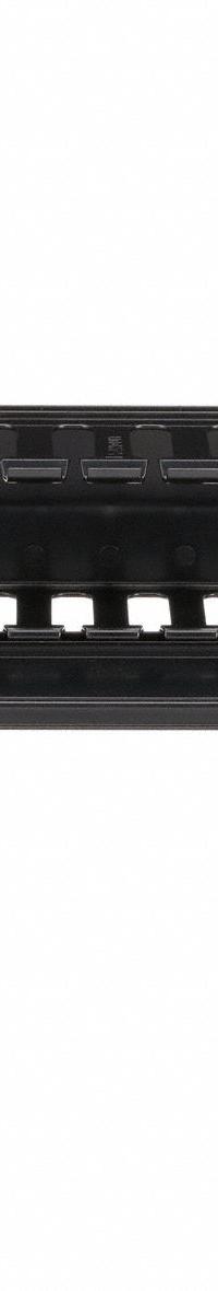 PANDUIT Horizontal Single-Sided Manager: Horizontal, 2 U, Single Side Sides, 3 3/4 in Overall Dp (MPN WMPF1E). Key specifications — Color: Black; Includes: Dual-Hinging Covers; Orientation: Horizontal; Brand: PANDUIT; Material: Plastic; Number of Sides: Single Side; Product Type: Single-Sided Manager.