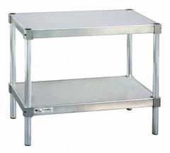 NEW AGE INDUSTRIAL Fixed Height Work Table: Fixed Ht, Aluminum, 42 in x 18 in, Aluminum (MPN 21842ES24P). Key specifications — Brand: NEW AGE INDUSTRIAL; Unit Type: Not Expandable or Modular.