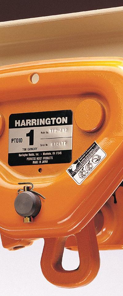 HARRINGTON Trolley: Push - Push Trolleys for Hoists