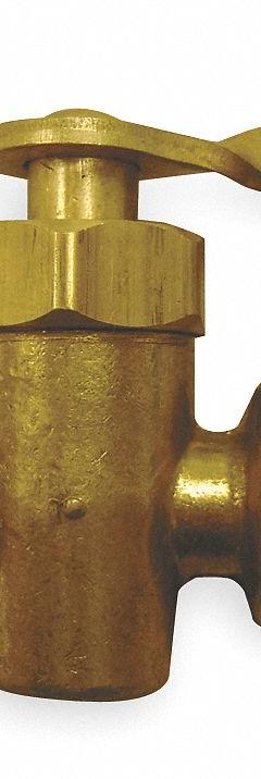 WEATHERHEAD Ground Plug Valve: For Fluids Media, 2-Way, 1/4 in Pipe Size, Brass, MNPT x FNPT, Male (MPN 6828). Key specifications — Brand: WEATHERHEAD.
