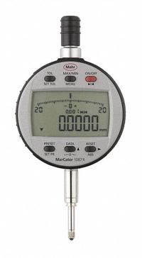 MAHR Digital Indicator: 0 in to 0.5 in /0.001 mm to 12.5 mm, Inch/Metric, 0.002 mm Accuracy, IP42 (MPN 4337670). Key specifications — attr1184065: MAHR; attr1184072: 0.002 mm; attr1184084: 58 mm.