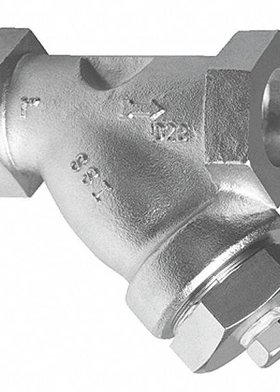 SSI Y Strainer: 1 in, NPT, Perforated, 0.0313 in Screen Size, Carbon Steel - Carbon Steel Y Strainers