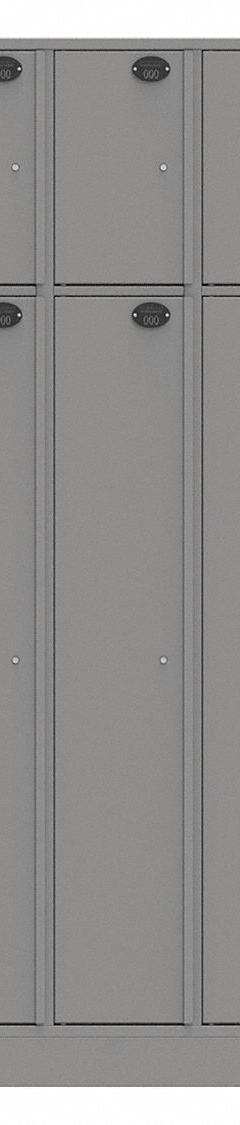 SENTINEL Law Enforcement Evidence Locker: Non-Pass-Through Backing, Slam Latch, 6 Compartments, Gray (MPN 06AC-NPT). Key specifications — Brand: SENTINEL; Product Ships: Assembled; Color: Gray.
