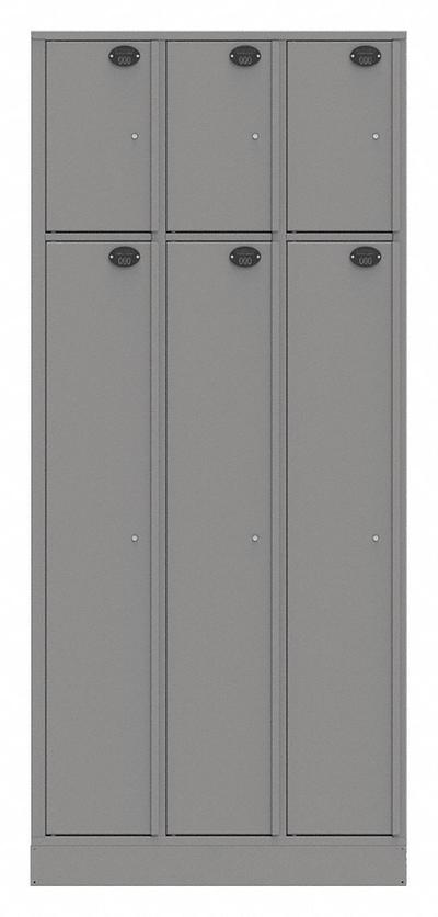 SENTINEL Law Enforcement Evidence Locker: Non-Pass-Through Backing, Slam Latch, 6 Compartments - Standard Evidence Storage Lockers