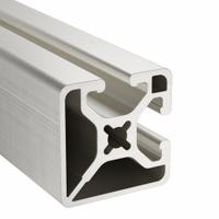 T-Slot Framing System: 15 Series, 10 ft Lg, 1 1/2 in x 1 1/2 in, Silver, Single, Smooth, 2 Slots (MPN 1502-LS-120). Key specifications — System of Measurement: Inch; Finish: Anodized; Product Type: T-Slot Profile; Material: Aluminum; Yield Strength: 35,000 psi; Manufacturer Part Number: 1502-LS-120; Brand: 80/20.