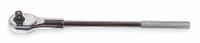 WESTWARD Hand Ratchet: Pear, Reversible, 19 3/4 in Overall Lg, Chrome, 15° Min Arc Swing (MPN 5MX65). Key specifications — attr1205598: Reversible; attr1205605: Quick-Release Included; attr1205626: Chrome; attr1205607: Pear; attr1205624: WESTWARD.