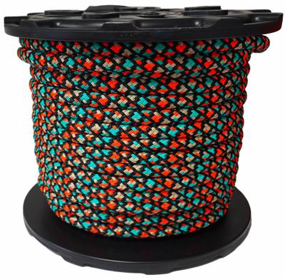 ALL GEAR Rigging and Climbing Rope: Double Braid, 3/4 in Dia, 4,600 lb Working Load Limit - Rigging & Climbing Rope