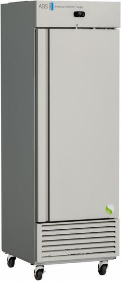 AMERICAN BIOTECH SUPPLY Laboratory Freezer: Upright, 25 cu ft, -20°C to -15°C, Auto Defrost Method (MPN ABT-HC-SSF-25). Key specifications — Brand: AMERICAN BIOTECH SUPPLY; Door Hinge: Right.