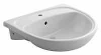 AMERICAN STANDARD Bathroom Sink: Mezzo™, White, Fireclay China, 22 in Overall Lg, 1 Faucet Holes (MPN 9960001.020). Key specifications — Series: Mezzo™; Includes: Rear Overflow, Space Saving Design, Recessed Self-Draining Deck, Barrier Free Design, Self Rimming with Sealant, Mounting Kit, Cutout Template; Color: White; Brand: AMERICAN STANDARD; Sink Type: Bathroom; Material: Fireclay China; Sink Material: Ceramic.