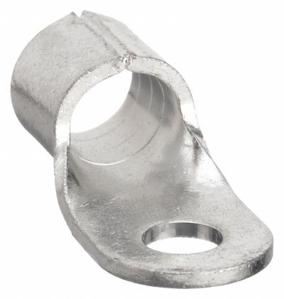 BURNDY Ring Terminal: Bare, 3/8 in Stud Size, 4 AWG to 4 AWG Wire Sizes, 600 V - Non-Insulated Ring Terminals