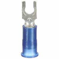 3M Fork Terminals: Blue, Nylon, #6 Stud Size, 16 AWG – 14 AWG Wire Range, Locking Fork, 600 V (MPN MNG14-6FLX). Key specifications — Manufacturer Part Number: MNG14-6FLX; Brand: 3M.