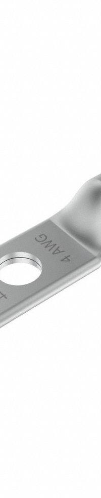 Compression Lug: For 4 AWG, Stranded Wire, 1/2 in Stud Size, Long, Copper Barrel (MPN YA4C2N). Key specifications — Inspection Hole: No; For Wire Type: Stranded; For Wire Sizes: 4 AWG; Brand: BURNDY; Manufacturer Part Number: YA4C2N.