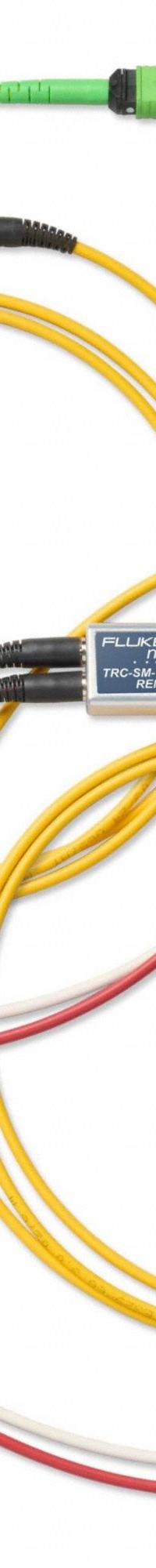 FLUKE NETWORKS Test Reference Cord Set: Test Reference Cord Set, CFM-TRC-S-MPO24P, CertiFiber™ Max. Key specifications — Brand: FLUKE NETWORKS; Product Type: Test Reference Cord Set; Compatible Series: CertiFiber™ Max; For Use With: Single-Mode MPO 24 Unpinned Cables; Includes: TRC Fiber; Manufacturer Part Number: CFM-TRC-S-MPO24P.