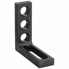 BUILDPRO Right Angle Bracket: 3.6 in Lg, 3.6 in Wd, 1.2 in Ht, 2.6 in Slot, 3 Holes (MPN T50305). Key specifications — Brand: BUILDPRO; Manufacturer Part Number: T50305; Slot Length: 2.6 in; Number of Holes: 3.
