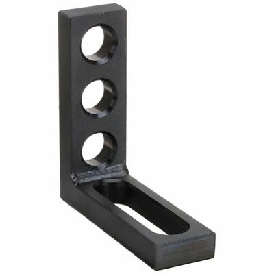 BUILDPRO Right Angle Bracket: 3.6 in Lg, 3.6 in Wd, 1.2 in Ht, 2.6 in Slot - Right-Angle Brackets