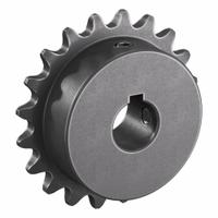 TSUBAKI Single Strand Sprocket: 35, For 3/8 in Chain Pitch, 5/8 in Bore Dia, 20 Teeth, Steel (MPN 35B20F-5/8). Key specifications — Brand: TSUBAKI.