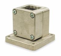 SIMPLICITY Flange Base: Flange Base, 1 in Inside Wd, Steel (MPN PBH1000). Key specifications — Material: Steel; Brand: SIMPLICITY.