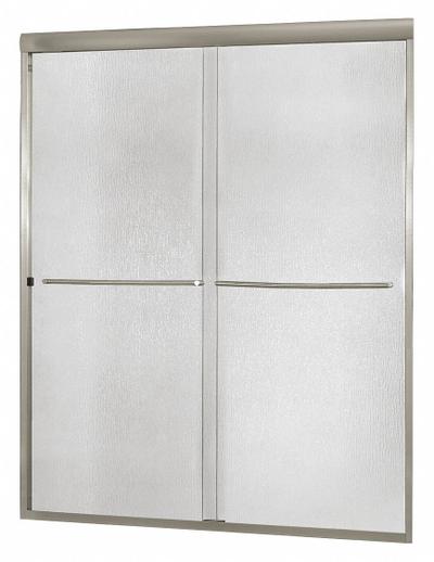 FOREMOST Shower Door: 44 in Min. Door Wd, 48 in Max. Door Wd, 72 in Overall Ht - Double-Sliding Shower Doors